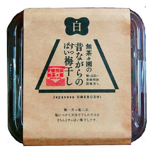 【お取り寄せ★納期 最長 約2週間】無茶々園　昔ながらのすっぱい梅干し150g