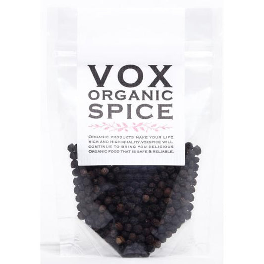 【お取り寄せ★納期 最長 約2週間】VOX オーガニックブラックペッパー ホール35g