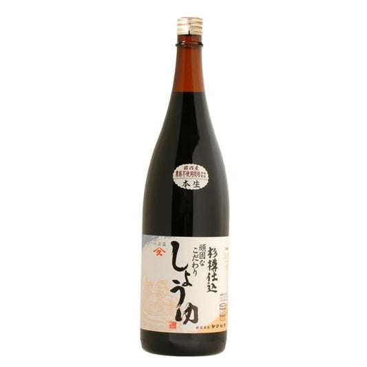 【お取り寄せ★納期 最長 約2週間】ムソー ヤマヒサ 頑固“本生”濃口醤油 1.8L