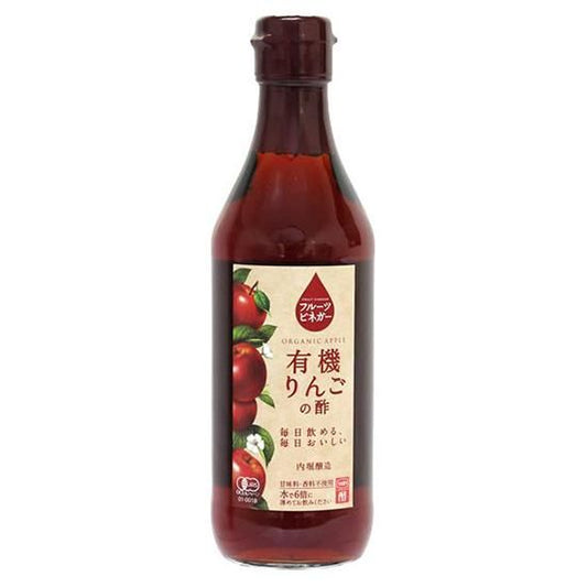 【お取り寄せ★納期 最長 約2週間】ムソー 内堀 フルーツビネガー 有機りんご酢 360ml