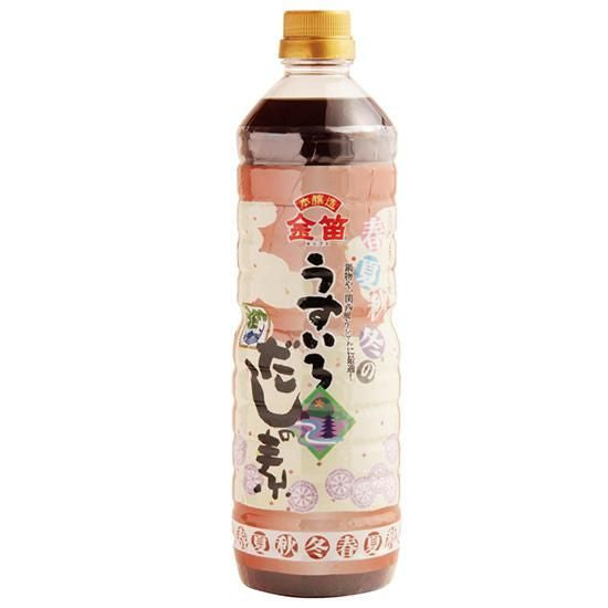 【お取り寄せ★納期 最長 約2週間】創健社 金笛 春夏秋冬のうすいろだしの素 1L / 110184