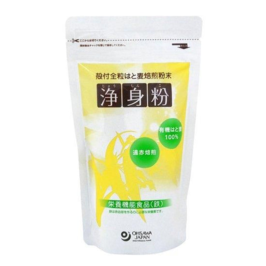 【お取り寄せ★納期 最長 約2週間】オーサワの浄身粉(有機はと麦使用)　150g