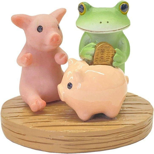 【在庫あり★即納可能】コポー 縁起物 ブタの貯金箱 Copeau★風水★金運【新品】【蛙/カエル/かえる】【置物】【キャラクターグッズ★雑貨】74313
