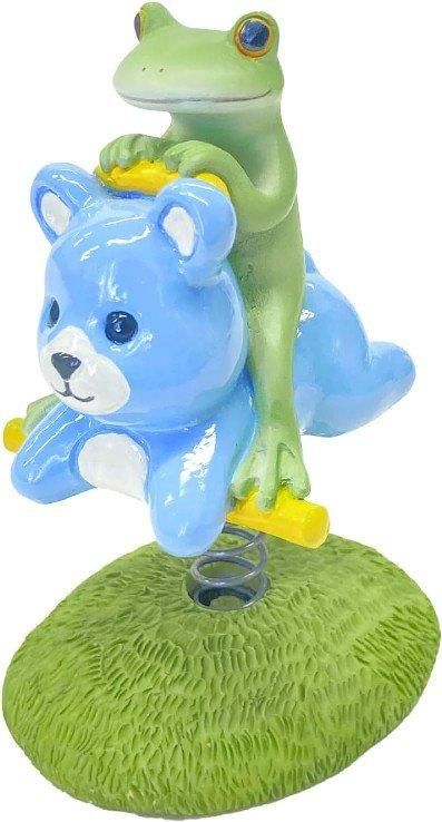 【在庫あり★即納可能】コポー ゆらゆら遊具 公園のクマ Copeau★風水★金運【新品】【蛙/カエル/かえる】【置物】【キャラクターグッズ★雑貨】74325