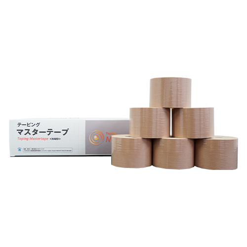 【お取り寄せ★納期 最長 約2週間】テーピングマスターテープ 超撥水 6巻セット★水、汗に強い！撥水加工で水、汗に強く、濡れてしまった時の不快感なし★重ね貼りも可能