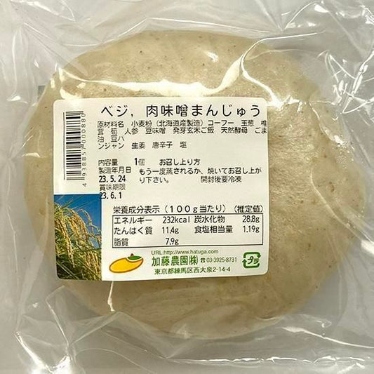 【お取り寄せ★納期 最長 約2週間】加藤農園　ベジ・肉味噌まんじゅう