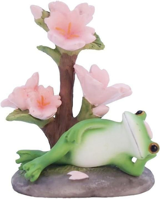 【在庫あり★即納可能】コポー 寝ころび花見 Copeau★風水★金運【新品】【蛙/カエル/かえる】【置物】【キャラクターグッズ★雑貨】621537
