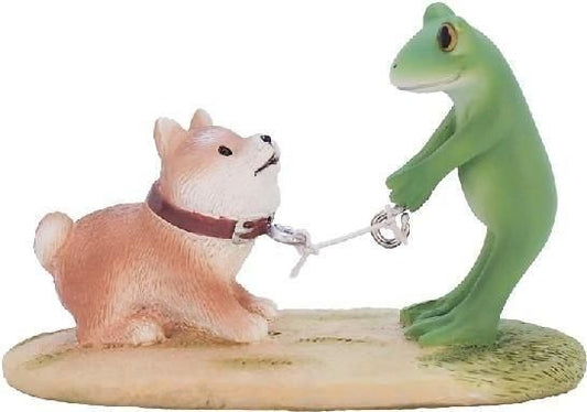 【在庫あり★即納可能】コポー 帰らない柴犬とカエル Copeau★風水★金運【新品】【蛙/カエル/かえる】【置物】【キャラクターグッズ★雑貨】621561