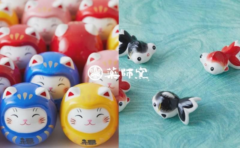 【お取り寄せ★納期 最長 約2週間】錦彩 七福神 招き猫(8.5号)★やきものの街、瀬戸市発祥のブランド!薬師窯!