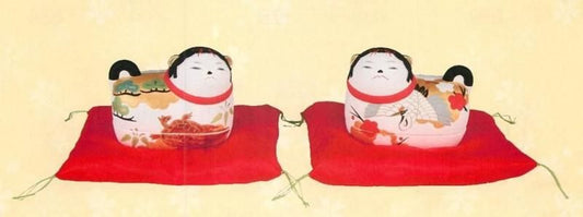【お取り寄せ★納期 最長 約2週間】 犬筥 (小)★子宝・安産祈願！日本製！丁寧に手描きされたイヌの表情や模様に注目です