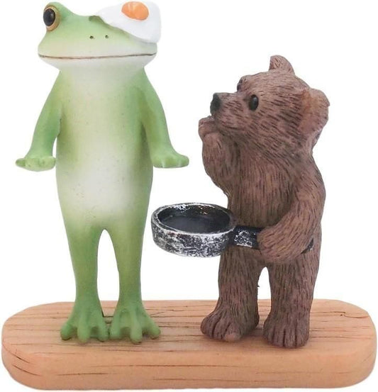【在庫あり★即納可能】コポー 料理下手なクマとカエル Copeau★風水★金運【新品】【蛙/カエル/かえる】【置物】【キャラクターグッズ★雑貨】621612