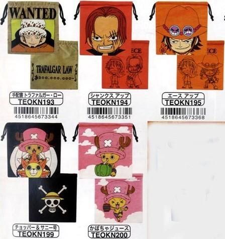 市場最安に挑戦【ONE PIECE】ワンピース 巾着 手配書サンジ 他