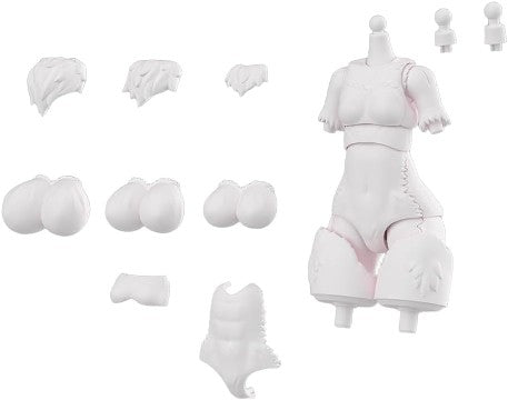【5月発売予約】アオシマ けもプラ ボディパーツセット 01 [カオマニーカラー] (プラモデル)