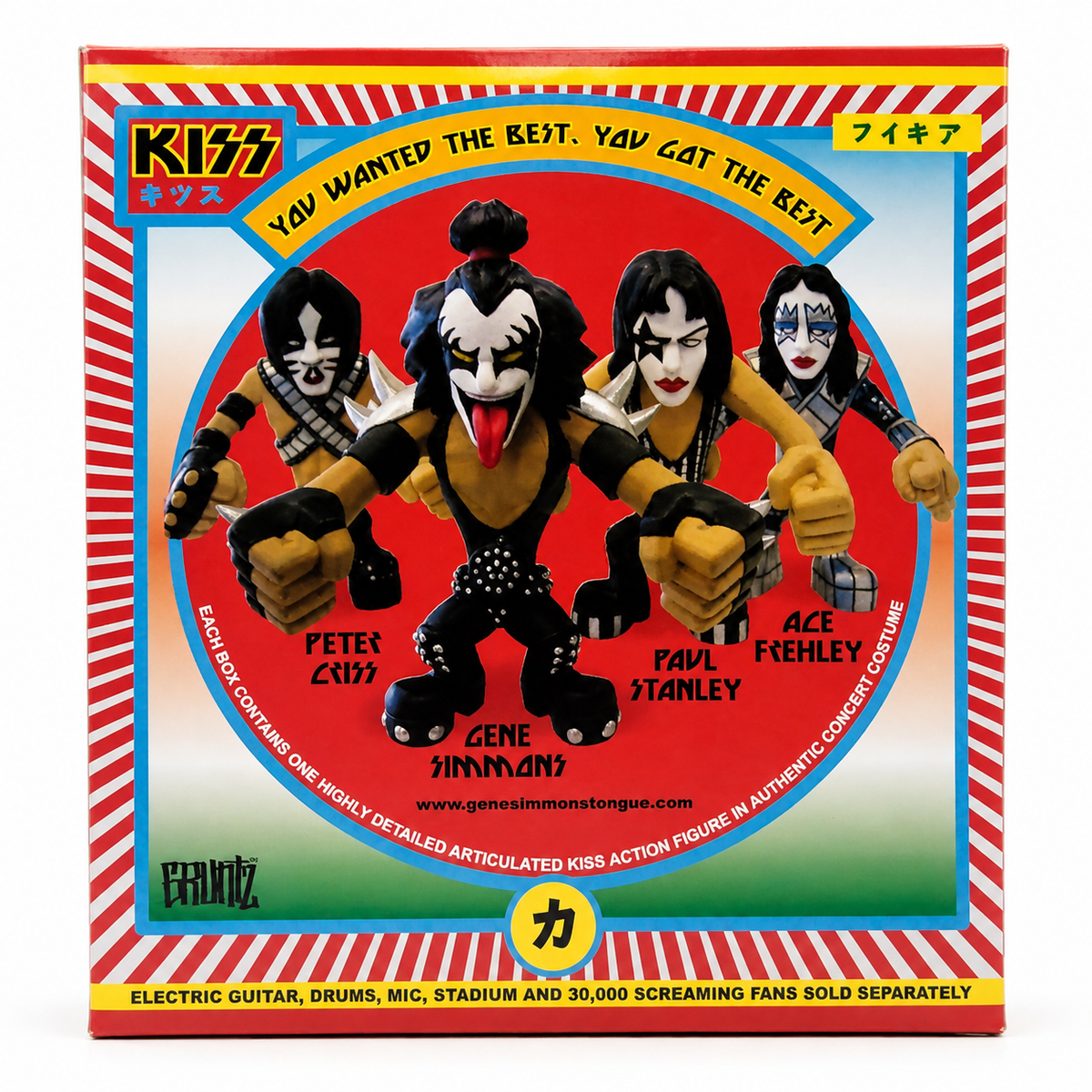グランツ社製 KISS 地獄のさけび フィギュア 4体セット